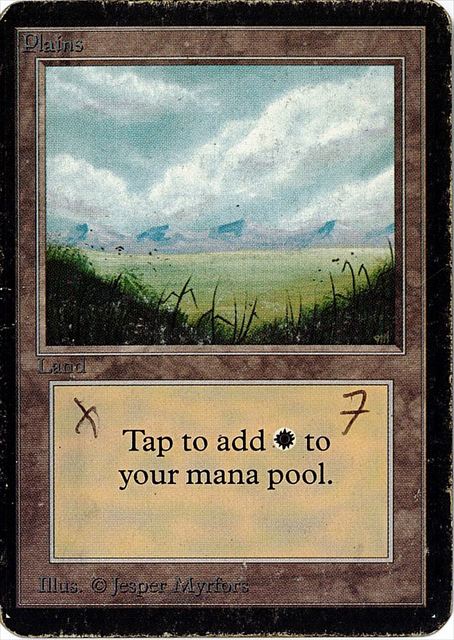 英)平地 / Plains【ALPHA】 (Light) No.286 [特価品] | MtG通販サイト