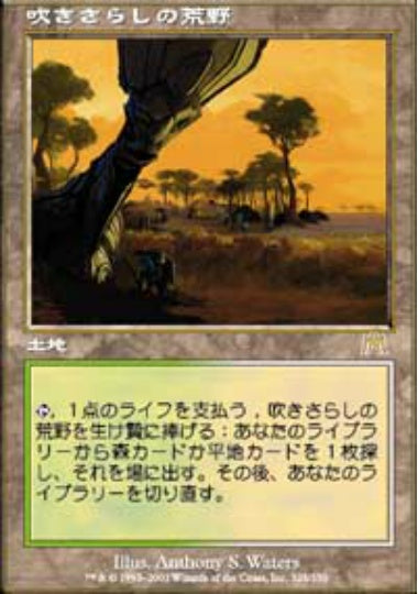 mtg 吹きさらしの荒野　ONS foil 日)【Foil】吹きさらしの荒野 / Windswept Heath【ONS】 No.328 | MtG
