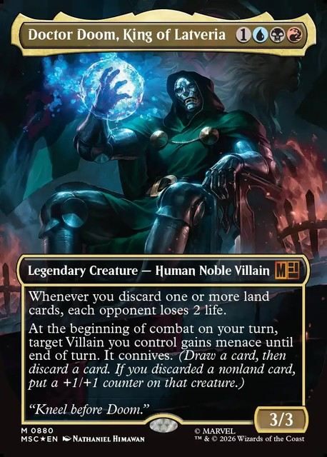 【サージfoil】ラトベリアの王、ドクタードゥーム　Doctor Doom 英)【Surge-Foil】ラトベリアの王、ドクター・ドゥーム / Doctor Doom