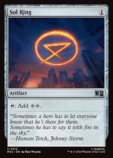 英)【Surge-Foil】太陽の指輪 / Sol Ring【MSC】 No.212 | MtG通販