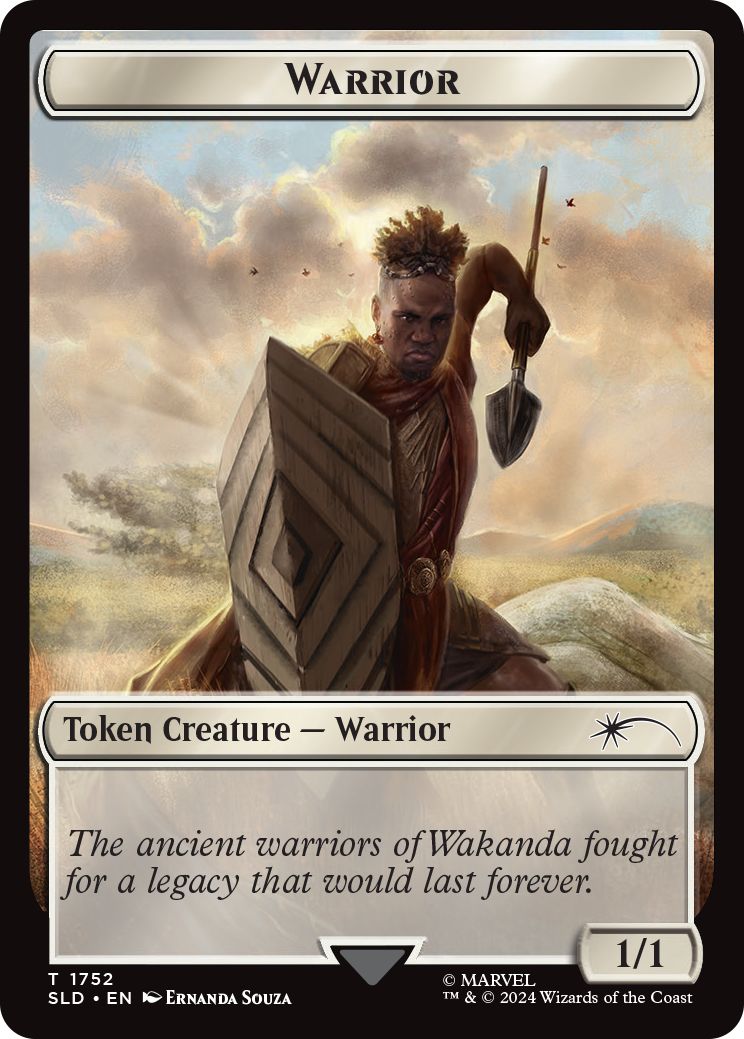 英)戦士トークン / Warrior Token【SLD】 Secret Lair x Marvel's