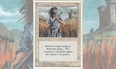 第4版《剣を鍬に/Swords to Plowshares》アルファカットエラー版