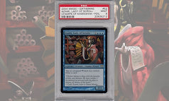 神河物語版《巻物の君、あざみ/Azami, Lady of Scrolls》Foil PSA9