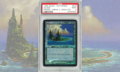 《島/Island》 Urza’s Saga Foil アリーナプロモ エラー版 PSA9
