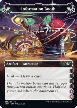(英)【Foil】Information Booth【UNF】(●●●●５６) No.218D