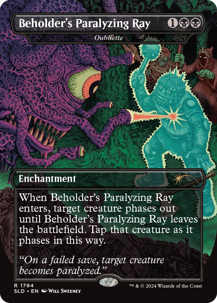 (英)Beholder's Paralyzing Ray[土牢 / Oubliette]【SLD】 Death is In the Eyes of the Beholder II No.1794