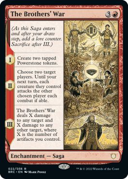 (英)【Foil】兄弟戦争 / The Brothers' War【BRC】 No.022