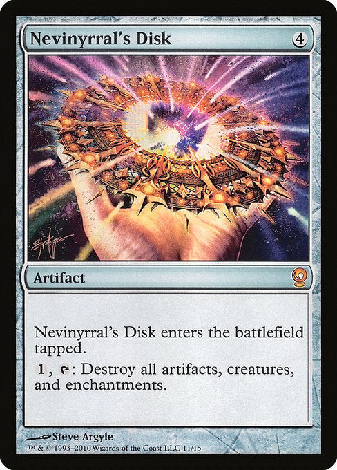 (英)【Foil】ネビニラルの円盤 / Nevinyrral's Disk【FTVRELICS】 No.011