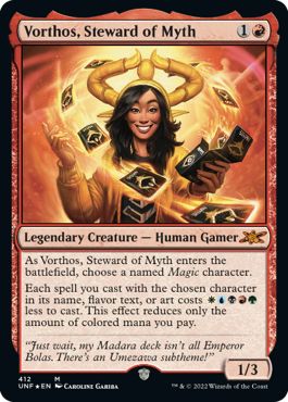 (英)【ギャラクシーFoil】Vorthos, Steward of Myth【UNF】 No.412