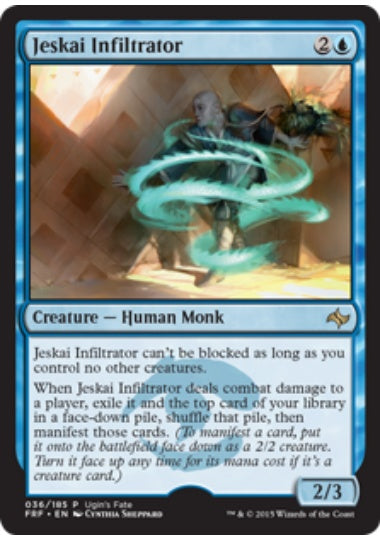 (英)ジェスカイの浸透者 / Jeskai Infiltrator【FRF】 ウギンの運命 プレリリースプロモ No.036