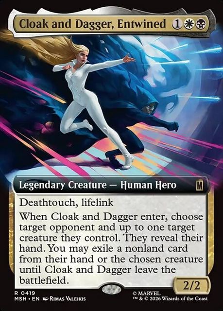 (英)【Foil】絡み合う絆、クロークとダガー / Cloak and Dagger, Entwined ★拡張枠★ 【MSH】 No.419