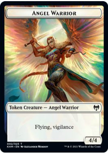 (英)天使・戦士トークン / Angel Warrior Token【KHM-TOKEN】 No.002