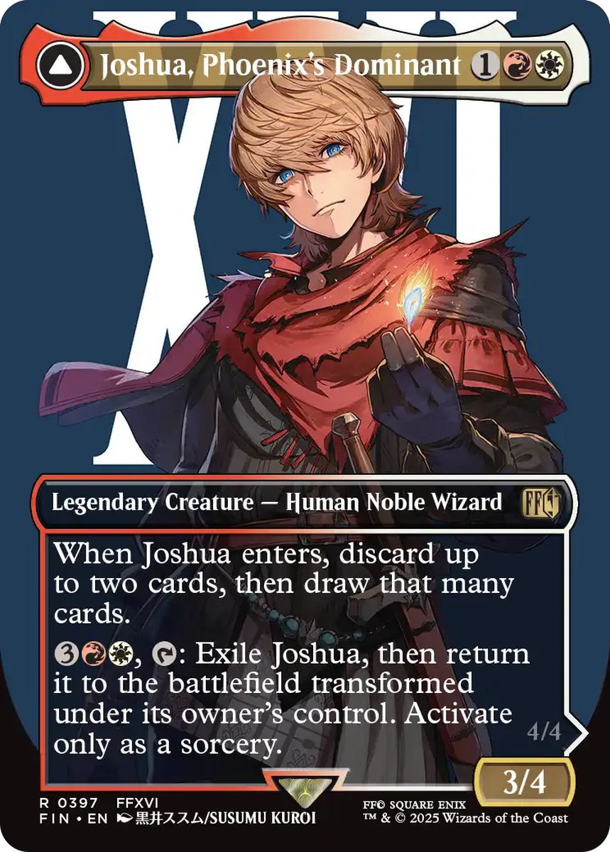 (英)フェニックスのドミナント、ジョシュア / Joshua, Phoenix's Dominant - 火の召喚獣、フェニックス / Phoenix, Warden of Fire ★ボーダーレス★(キャラクター) 【FIN】 No.397