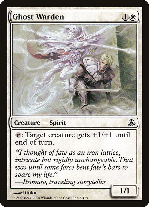 (英)【Foil】幽霊の管理人 / Ghost Warden【GPT】 No.005
