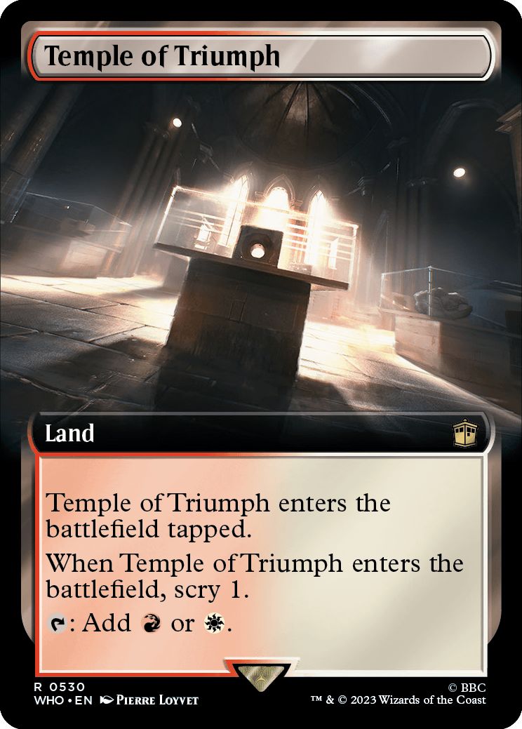 (英)【Foil】凱旋の神殿 / Temple of Triumph ★拡張枠★ 【WHO】 No.0530