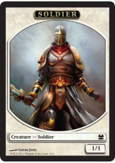 (英)兵士トークン / Soldier Token【MMA-TOKEN】 No.003