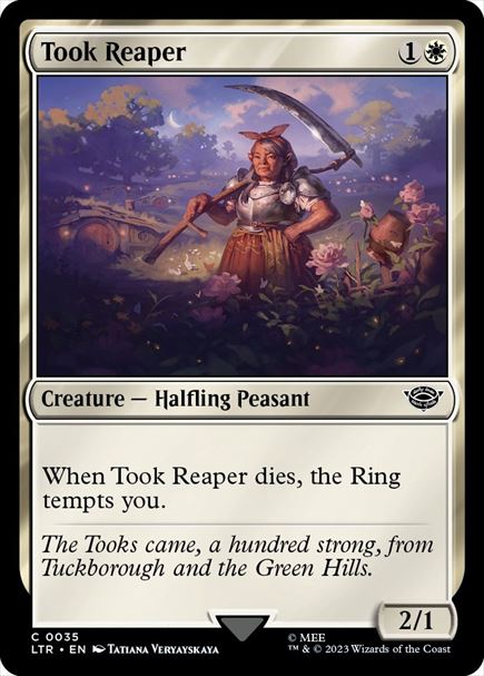 (英)【Foil】トゥック家の収穫人 / Took Reaper【LTR】 No.035