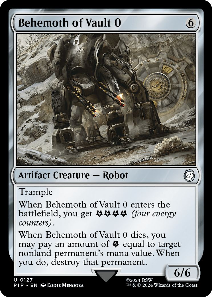 (英)Vault 0のベヒモス / Behemoth of Vault 0【PIP】 No.0127