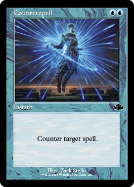 (英)対抗呪文 / Counterspell ★ショーケース枠★(旧枠加工カード) 【DMR】 No.281