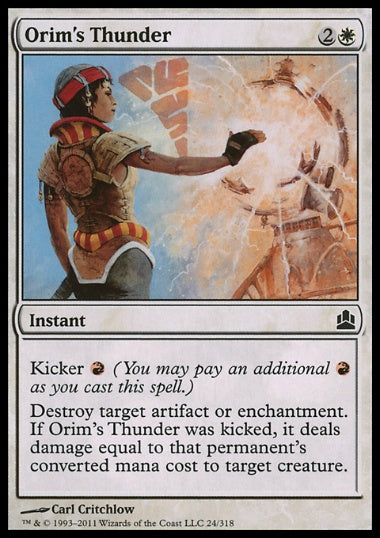 (英)オアリムのいかづち / Orim's Thunder【CMD】 No.024