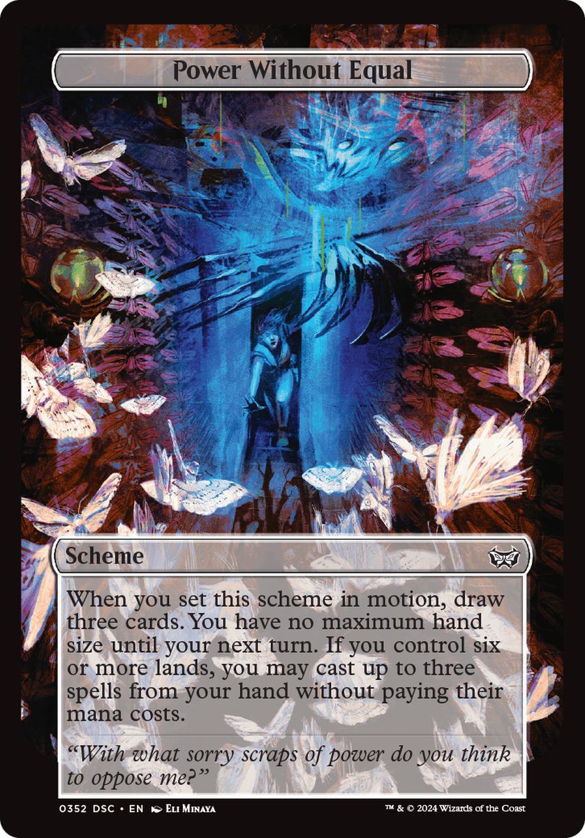 (英)平等なき力 / Power Without Equal【DSC-SCHEME】 【大判カード】 No.352