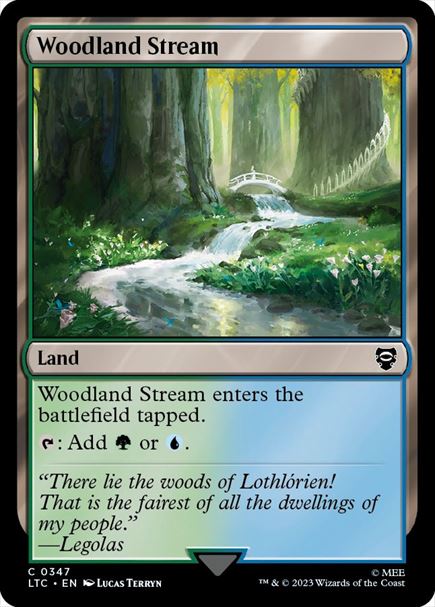 (英)森林地の小川 / Woodland Stream【LTC】 No.347