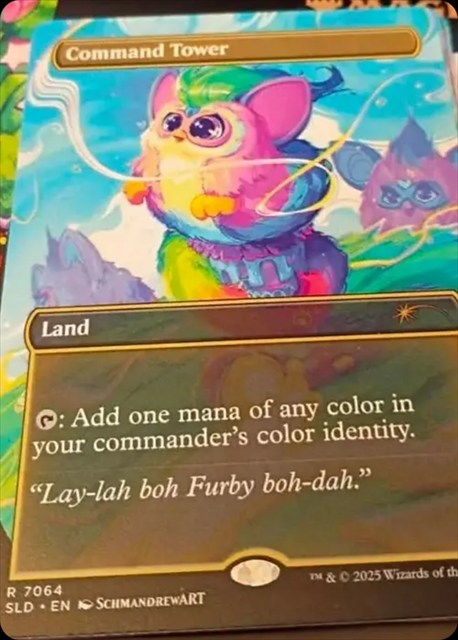 (英)【Foil】統率の塔 / Command Tower【SLD】 Secret Lair x Furby: Doo-ay Noo-lah No.7064