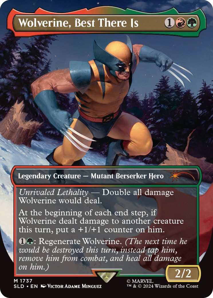 (英)【Foil】Wolverine, Best There Is【SLD】Secret Lair x Marvel's Wolverine No.1737