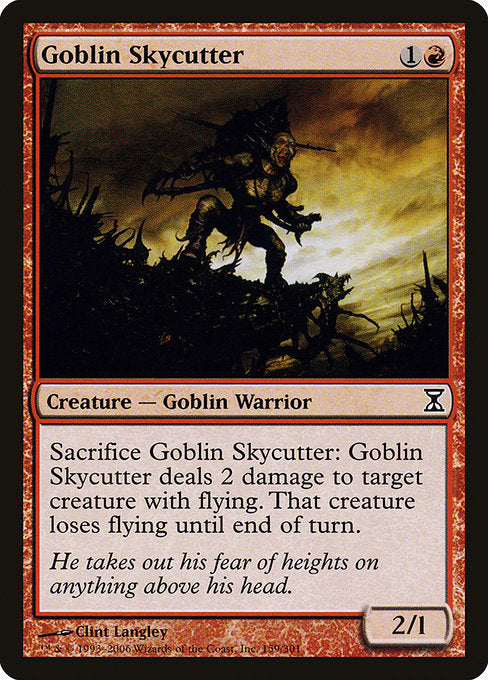 (英)【Foil】ゴブリンの空切り / Goblin Skycutter【TSP】 No.159