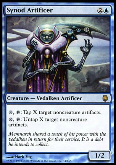 (英)【Foil】教議会の工匠 / Synod Artificer【DST】 No.034