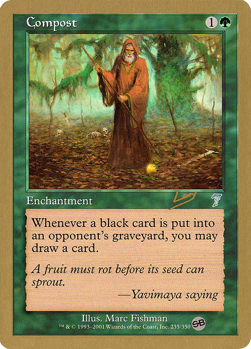 (英)たい肥 / Compost【WC02】 World Championship Decks 2002 Raphael Levy サイドボード 金枠 No.048