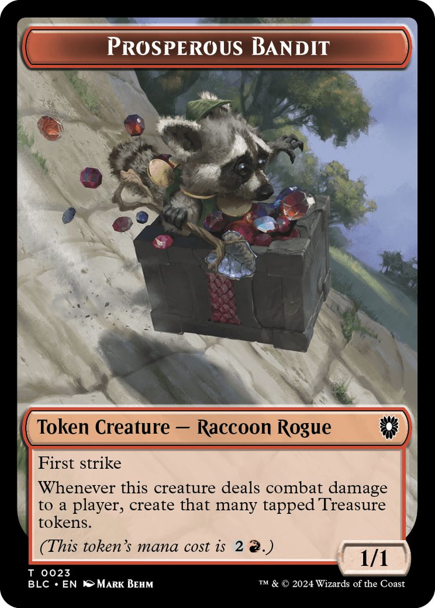 (英)裕福な山賊トークン / Prosperous Bandit Token No.023 - 宝物トークン / Treasure Token【BLC-TOKEN】 No.029