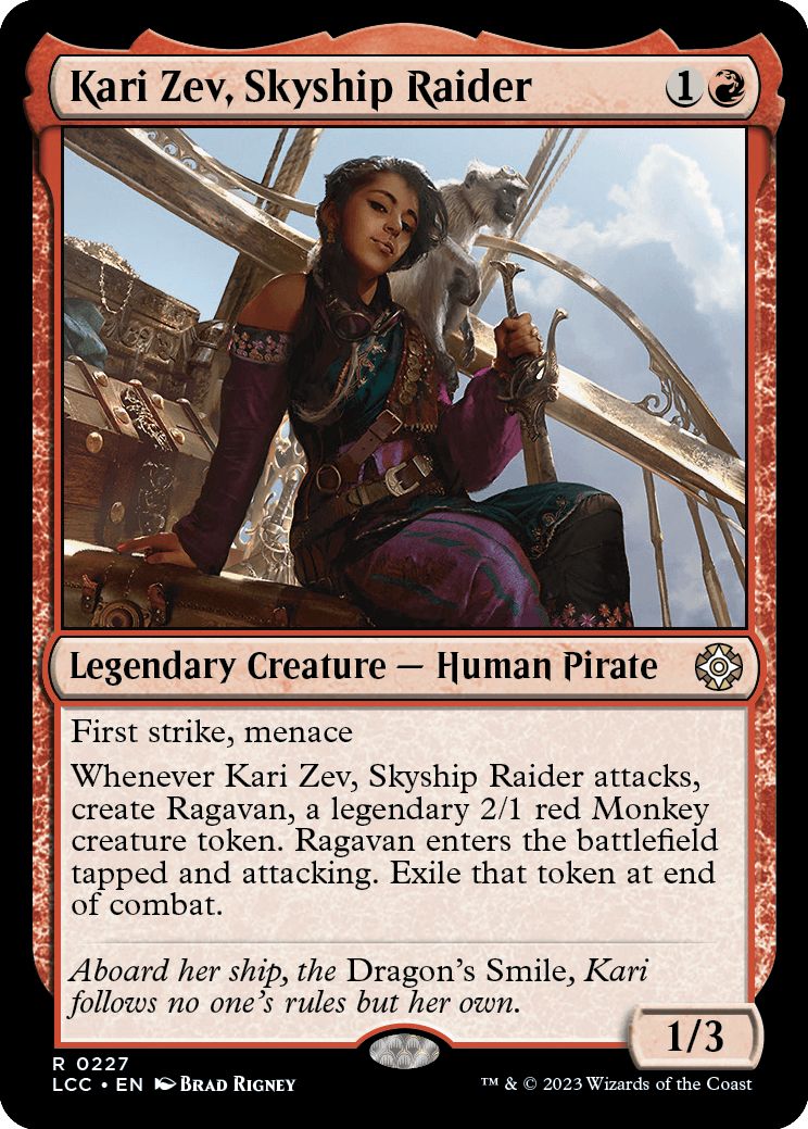 (英)航空船を強襲する者、カーリ・ゼヴ / Kari Zev, Skyship Raider【LCC】 No.227