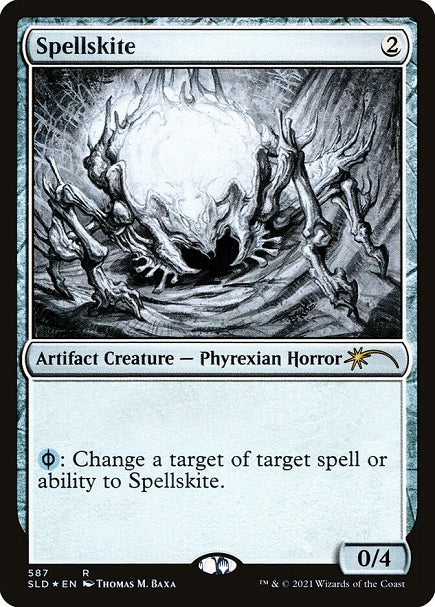 (英)【Foil】呪文滑り / Spellskite【SLD】Artist Series: Thomas Baxa No.587