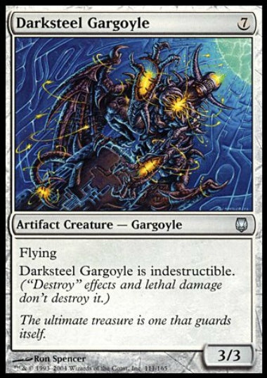 (英)【Foil】ダークスティールのガーゴイル / Darksteel Gargoyle【DST】 No.111