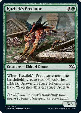 (英)【Foil】コジレックの捕食者 / Kozilek's Predator【2XM】 No.173