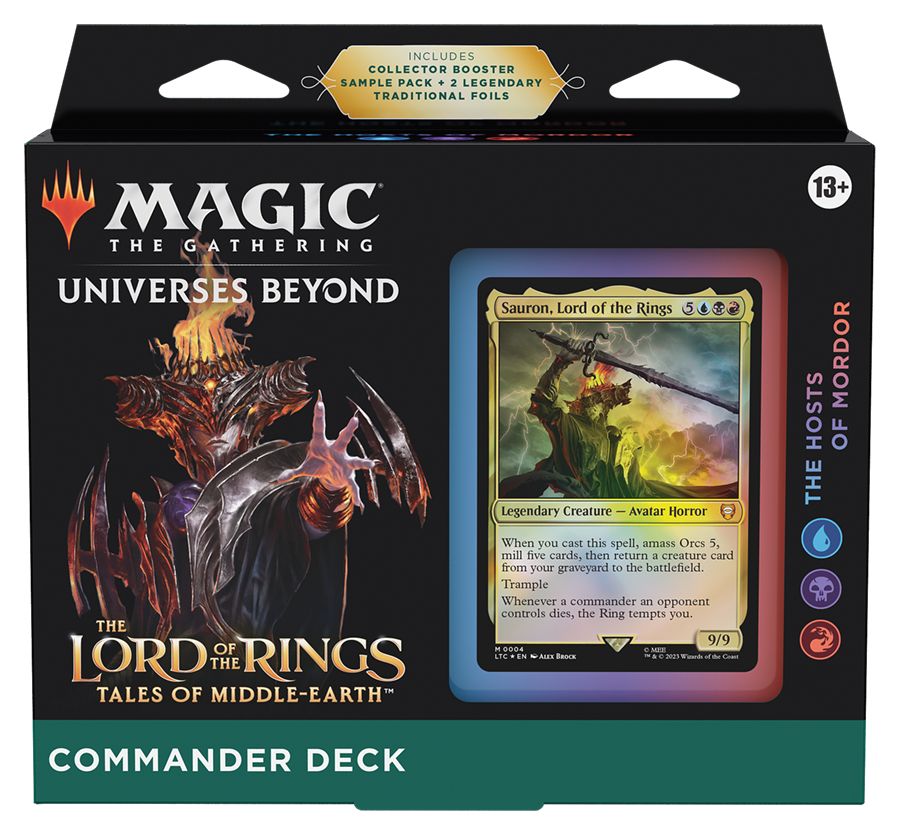 (英)指輪物語：中つ国の伝承 統率者デッキ「モルドールの軍勢」 / The Lord of the Rings: Tales of Middle-earth Commander Deck "The Hosts of Mordor"【BOX】 ※発送方法は「ゆうパック」を選択してください。