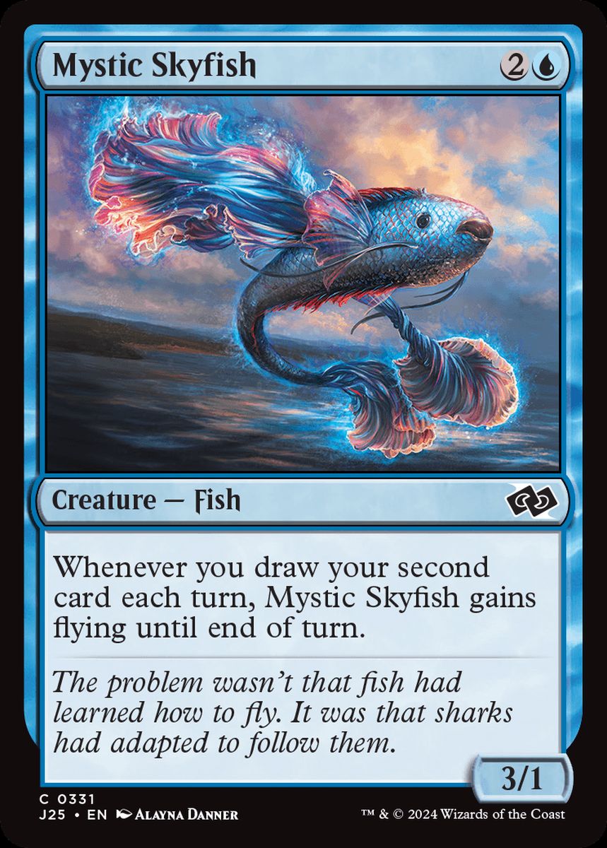 (英)神秘の空魚 / Mystic Skyfish【J25】 No.331