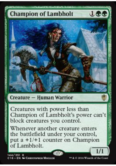 (英)ラムホルトの勇者 / Champion of Lambholt【C16】 No.144