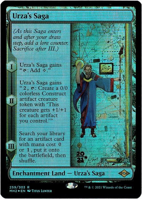 (英)【Foil】ウルザの物語 / Urza's Saga【MH2】プレリリースプロモ No.259