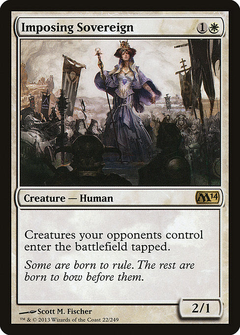 (英)【Foil】威圧する君主 / Imposing Sovereign【M14】 No.022