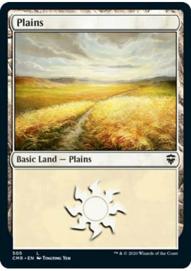 (英)平地 / Plains【CMR】 統率者デッキ収録 No.505