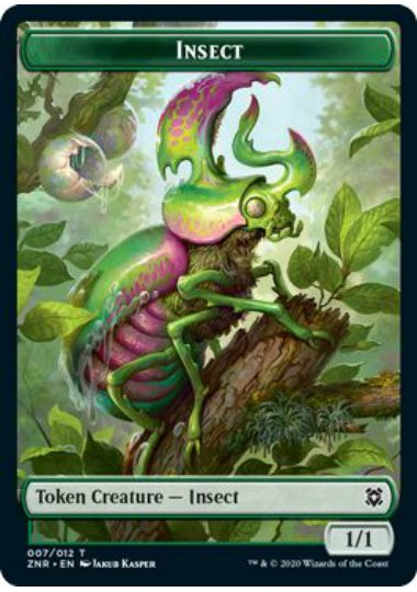 (英)昆虫トークン / Insect Token【ZNR-TOKEN】 No.007