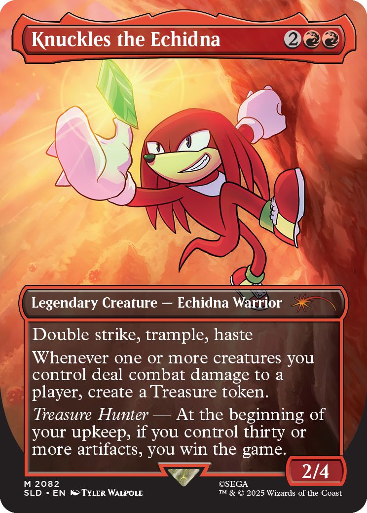 (英)Knuckles the Echidna【SLD】 Secret Lair x Sonic: Friends & Foes No.2082