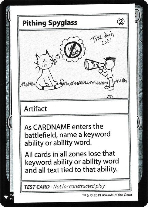 (英)Pithing Spyglass【MB1-TEST】 No.108