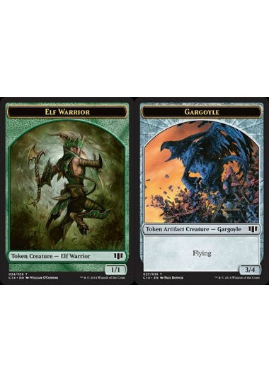 (英)エルフ・戦士トークン / Elf Warrior Token No.024 - ガーゴイルトークン / Gargoyle Token【C14-TOKEN】 No.027