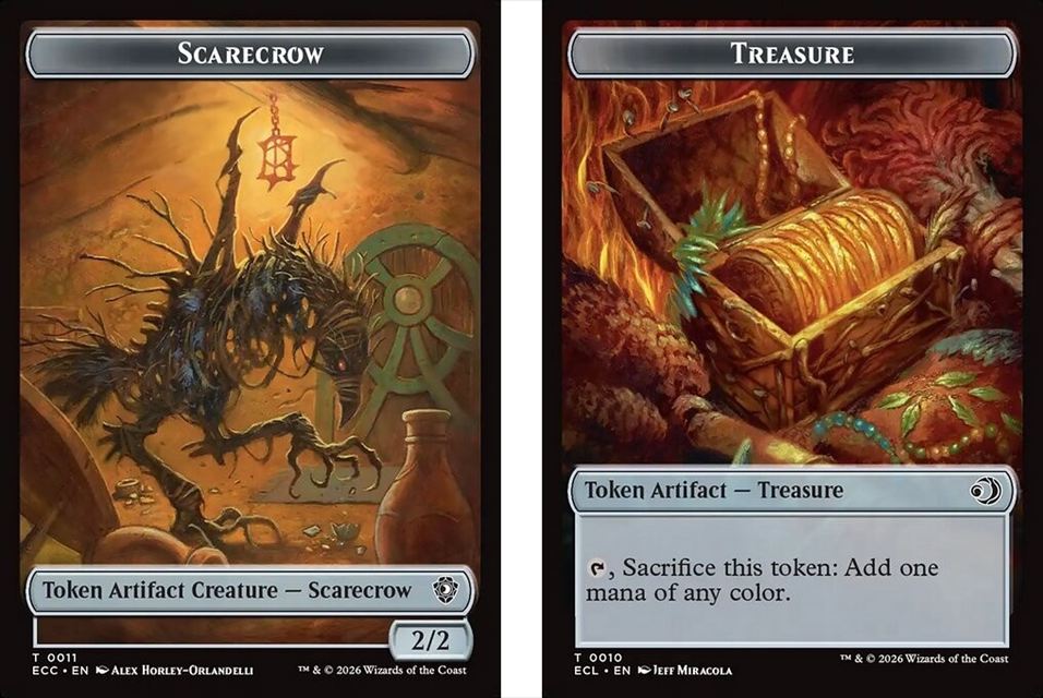 (英)カカシトークン / Scarecrow Token No.011 - 宝物トークン / Treasure Token 【ECC-TOKEN】 No.010