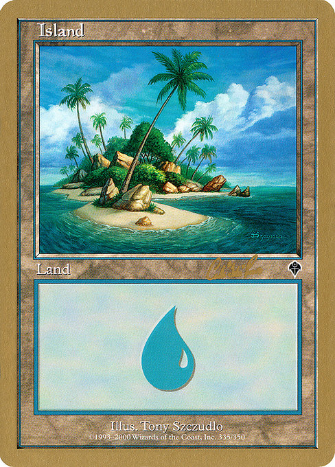 (英)島 / Island【WC02】 World Championship Decks 2002 Carlos Romao 金枠 No.096