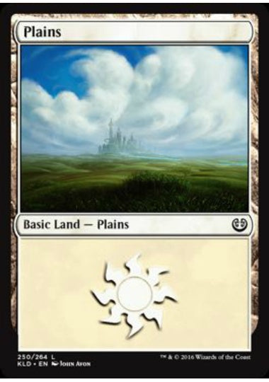 (英)【Foil】平地 / Plains【KLD】 No.250