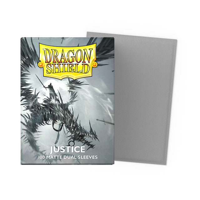 【サプライ】 ドラゴンシールド Dual Matte Sleeves Justice   ※発送方法は「ゆうパック」を選択してください。